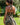 Vestido Kali maxi étnico seda padrão tribal mandala tons de castanho decote halter Raja Pura - vista retrato costas
