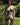 Vestido Kali maxi étnico seda padrão tribal mandala preto, branco e amarelo decote halter Raja Pura - vista retrato frente