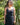 Vestido Pradera maxi étnico algodão crepe cor preto alças finas Raja Pura - vista retrato frente