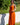 Vestido Pradera maxi étnico algodão crepe cor terracota alças finas Raja Pura - vista corpo inteiro 3/4