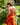 Vestido Priya maxi étnico cor terracota algodão gola enrolada Raja Pura - vista retrato costas