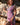 Vestido Sona maxi seda sari reciclado menta e roxo gola enrolada Raja Pura - vista retrato lado