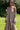 Vestido Tara maxi étnico algodão branco franjas artesanais tribal Raja Pura - vista retrato frente 3/4