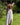 Vestido Tara maxi étnico algodão branco franjas artesanais tribal Raja Pura - vista corpo inteiro costas