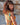 Vestido Tejas maxi seda sari reciclado multicolorido padrão geométrico floral alças borlas fenda lateral Raja Pura - vista retrato costas